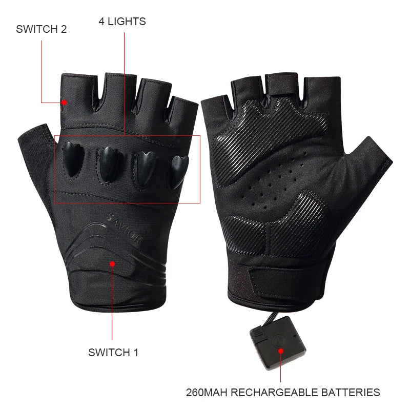 Guantes LED Savior