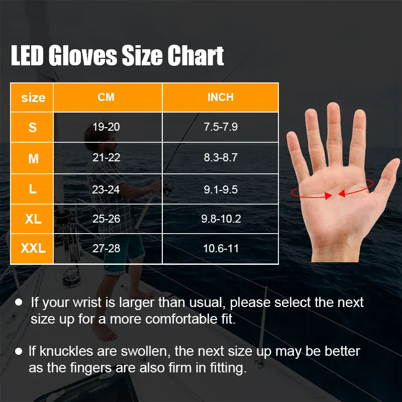 Guantes LED Savior