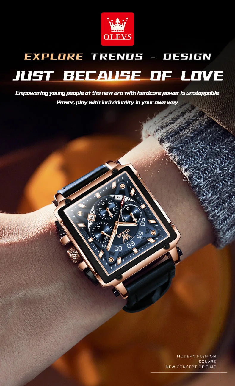 LIANADO Sovereign Square Chronograph