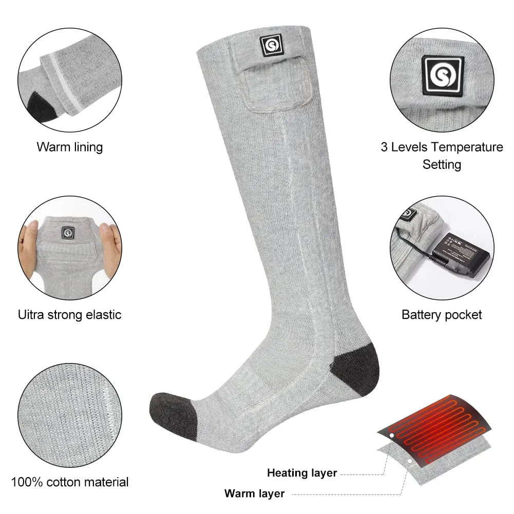 Power Heated Socks