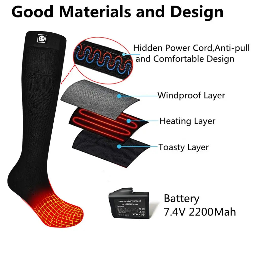 Power Heated Socks