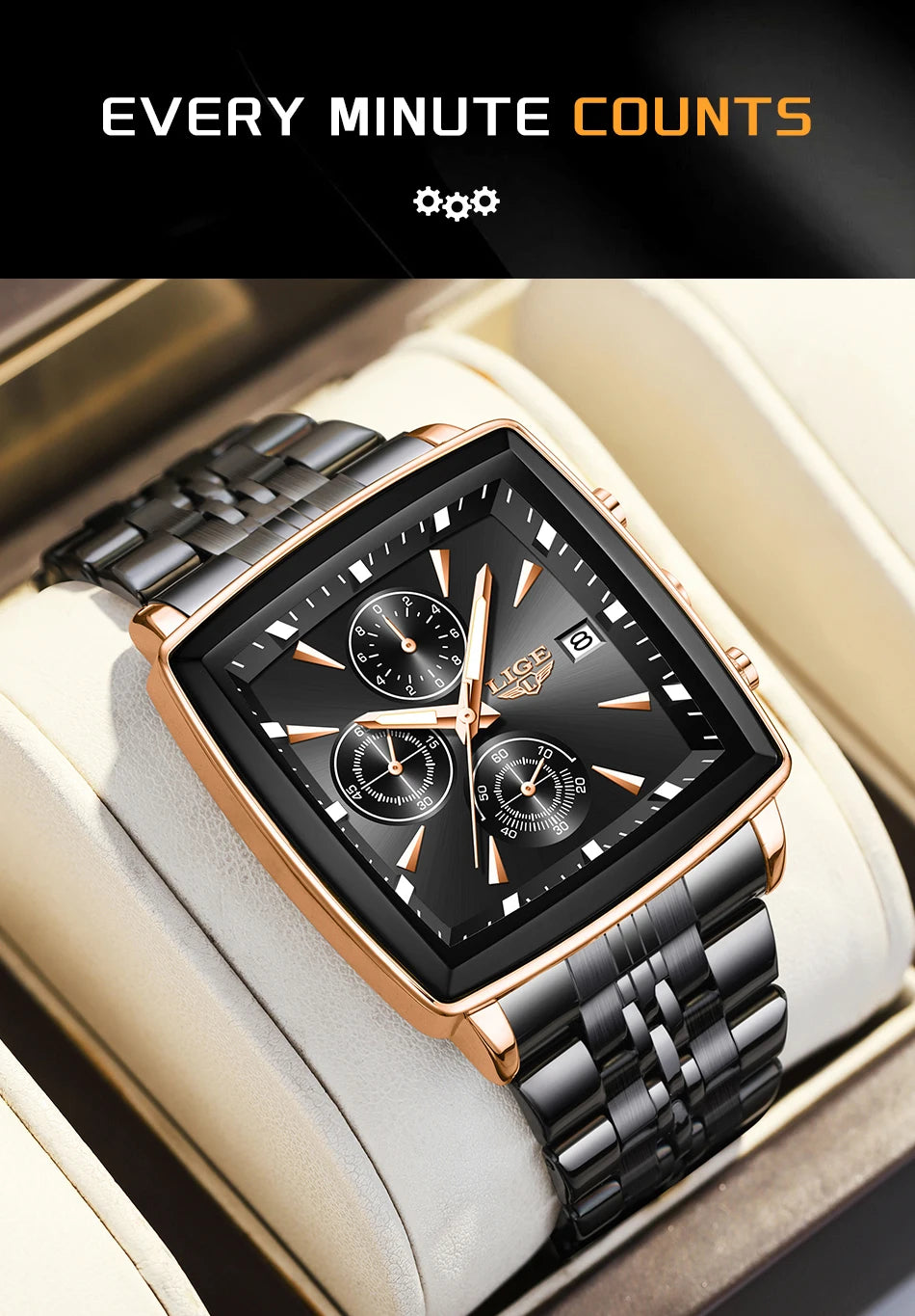 LIANADO Meridian Square Chronograph