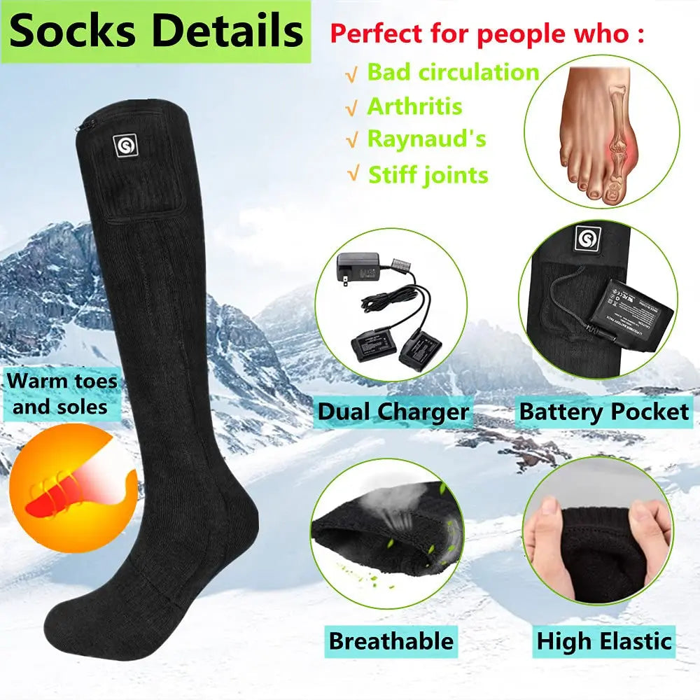 Power Heated Socks