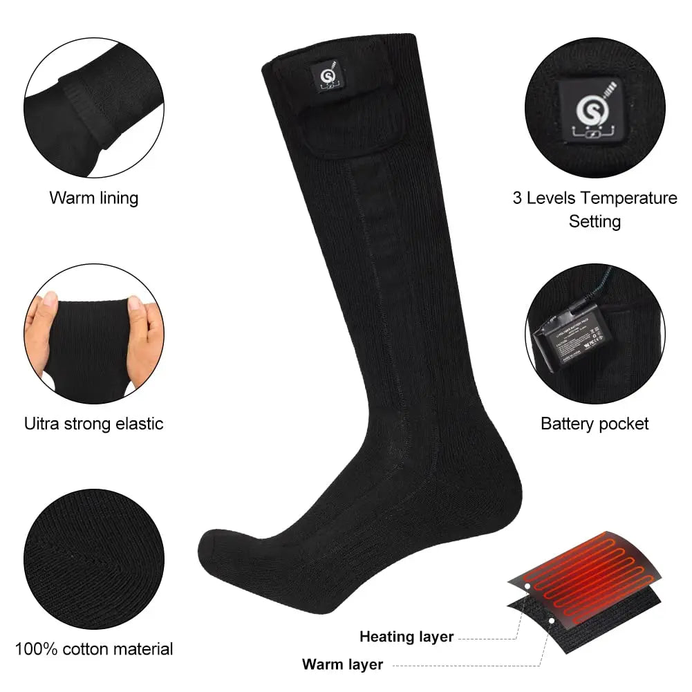 Power Heated Socks