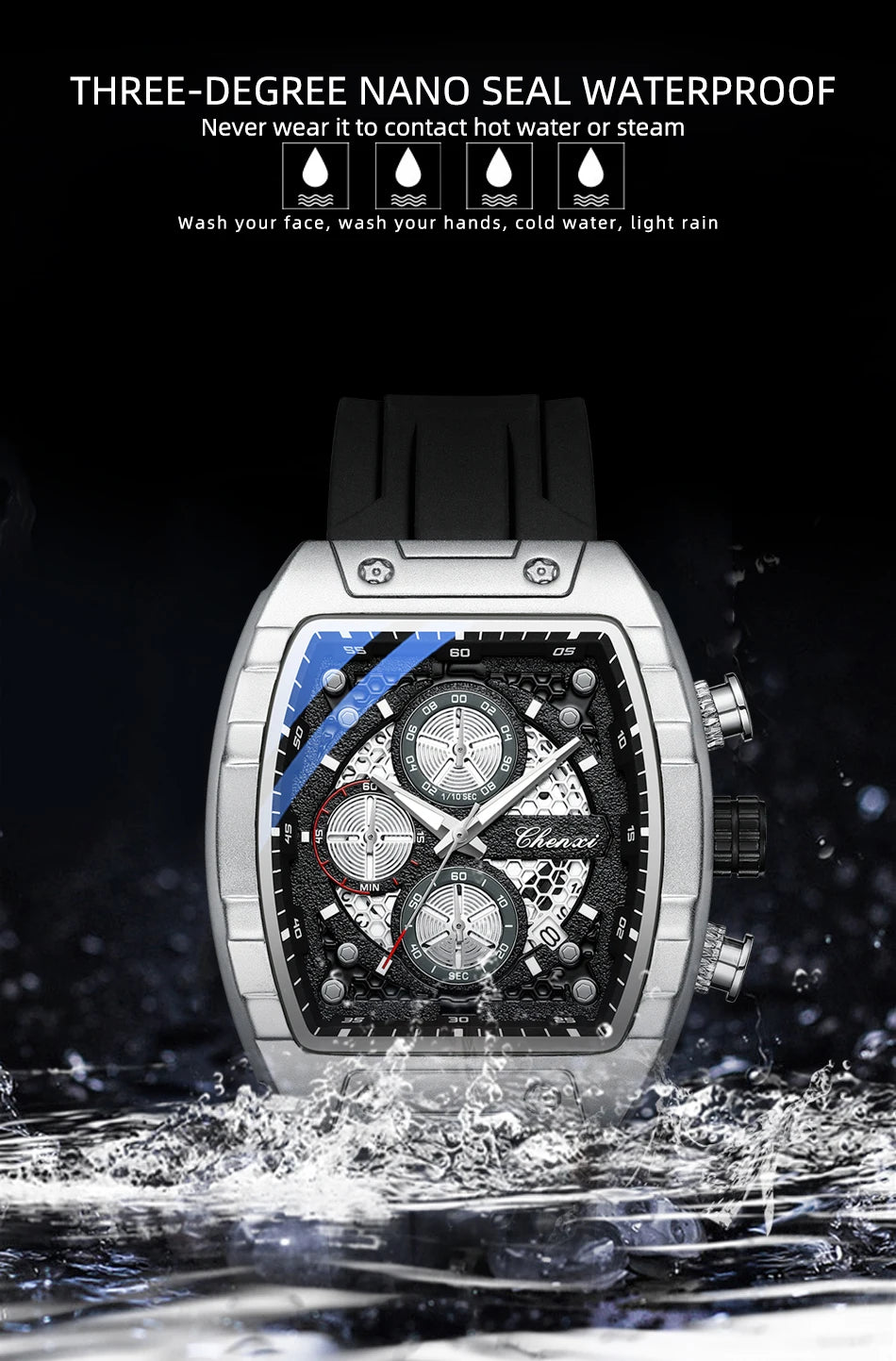 LIANADO Axis Tonneau Chronograph