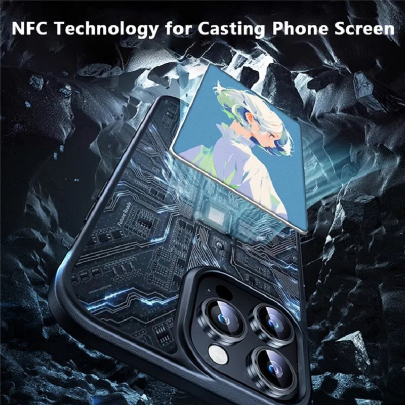 NFC Smart Screen Phone Case for Iphone