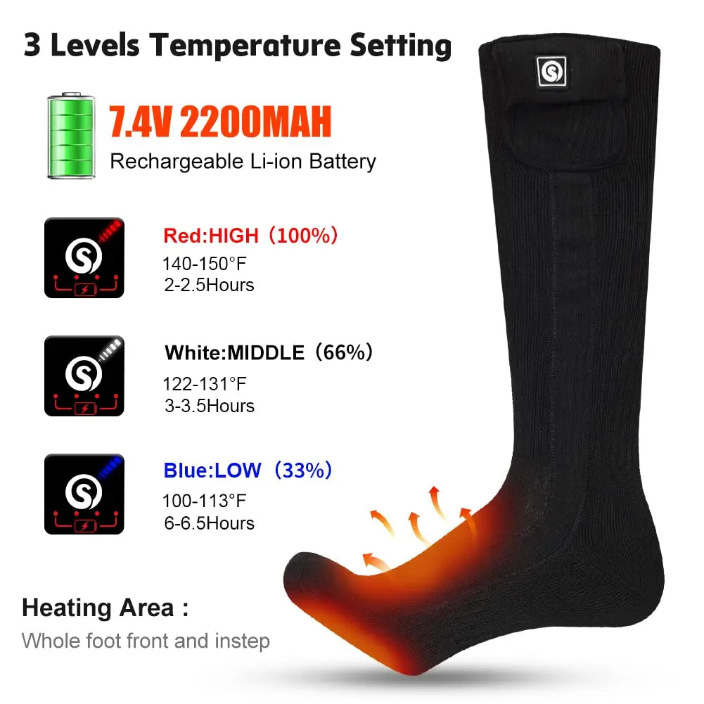 Power Heated Socks