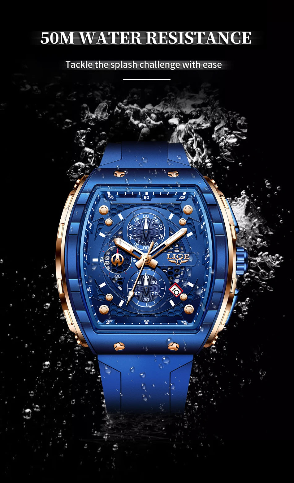 LIANADO Vortex Square Chronograph