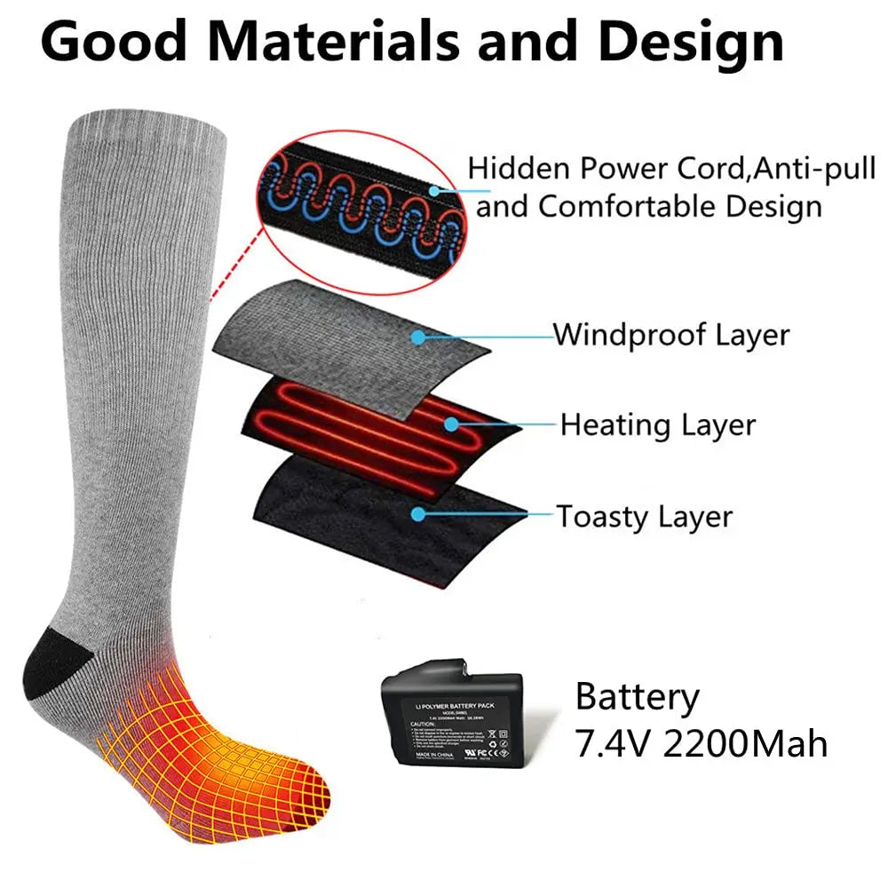 Power Heated Socks