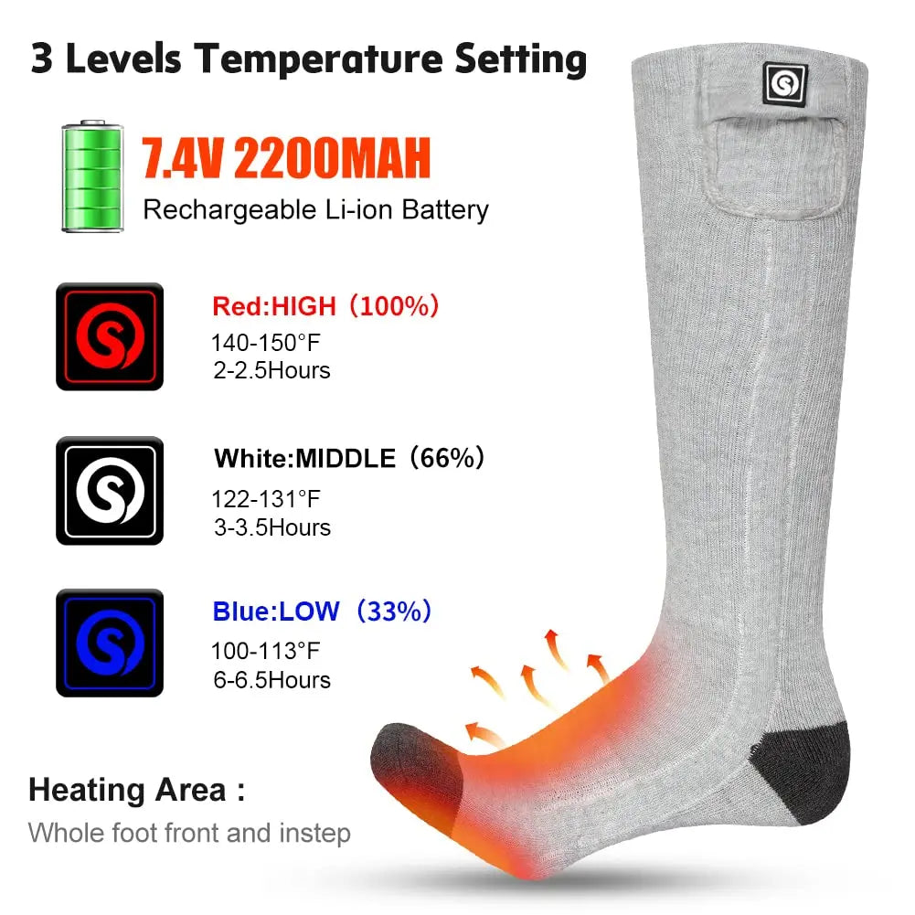 Power Heated Socks